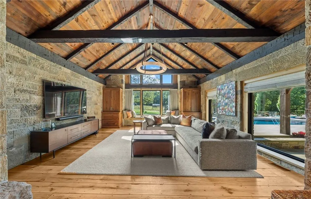 $7.995M Ohio Mountain Modern Masterpiece Offers 43+ Acres of Total Privacy 15 332 Timberidge Trl A Breathtaking Private Estate 12