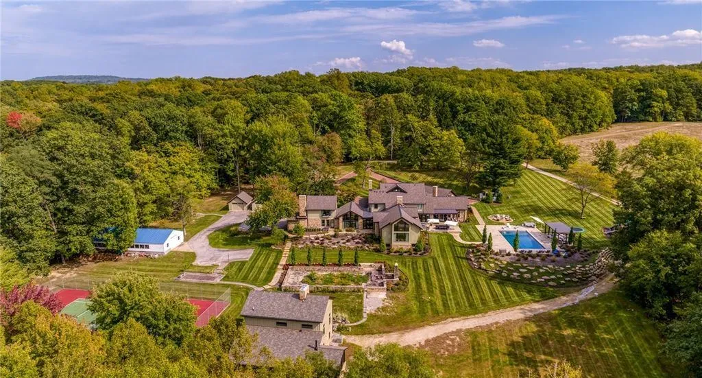 $7.995M Ohio Mountain Modern Masterpiece Offers 43+ Acres of Total Privacy 6 332 Timberidge Trl A Breathtaking Private Estate 2