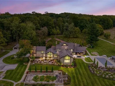 $7.995M Ohio Mountain Modern Masterpiece Offers 43+ Acres of Total Privacy 1 332 Timberidge Trl A Breathtaking Private Estate 27