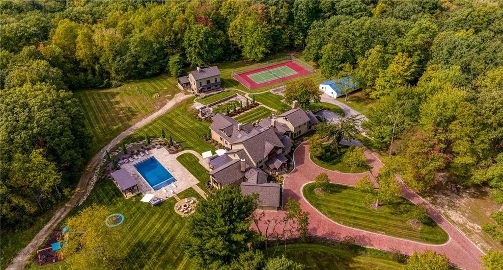 $7.995M Ohio Mountain Modern Masterpiece Offers 43+ Acres of Total Privacy 7 332 Timberidge Trl A Breathtaking Private Estate 3