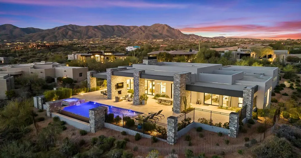 Striking Modern Residence in Arizona Offers Unmatched Desert Mountain Views for $5.75M 5 39870 N 98TH Way An Extraordinary Arizona Retreat Framed by Panoramic Desert Scenery 1