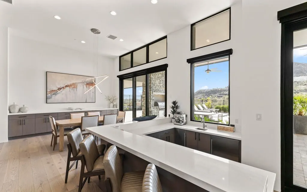 Striking Modern Residence in Arizona Offers Unmatched Desert Mountain Views for $5.75M 12 39870 N 98TH Way An Extraordinary Arizona Retreat Framed by Panoramic Desert Scenery 12
