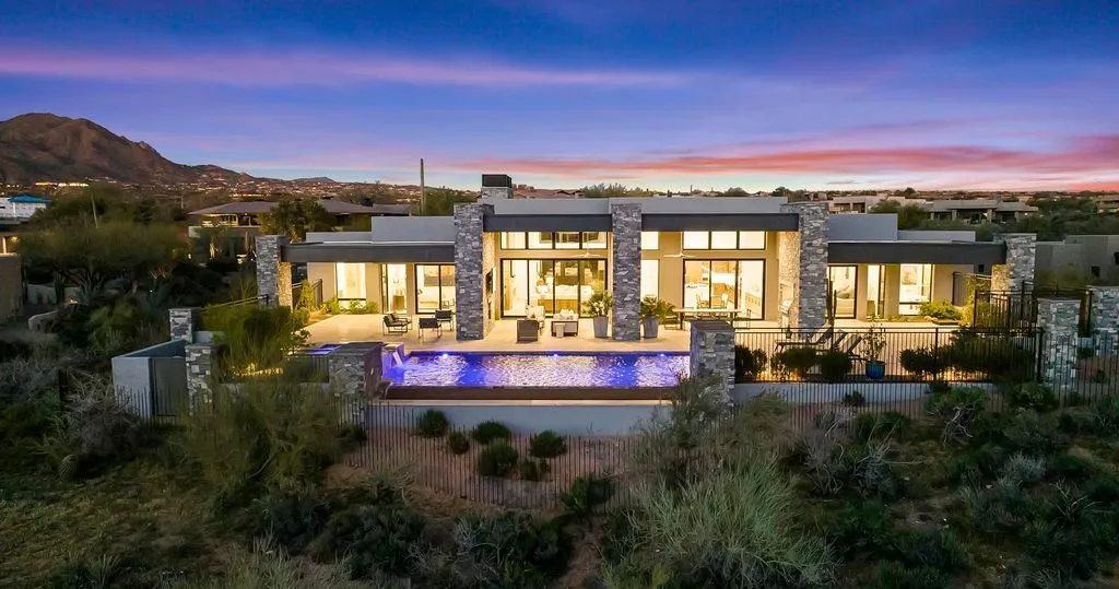 Striking Modern Residence in Arizona Offers Unmatched Desert Mountain Views for $5.75M 6 39870 N 98TH Way An Extraordinary Arizona Retreat Framed by Panoramic Desert Scenery 2