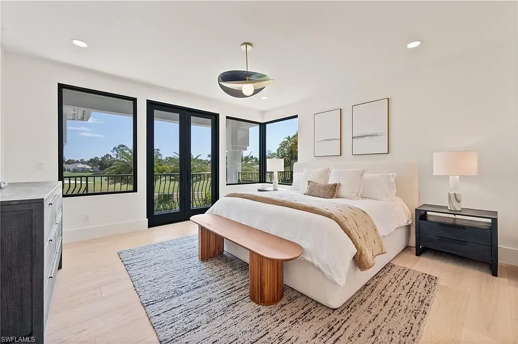 Stunning $6.4 Million Fully Renovated Quail West Estate Redefines Luxury Living in Naples 14 4260 Brynwood DR luxury home in Naples Florida with golf course views, resort-style pool and spa, fully renovated modern interior in Quail West community