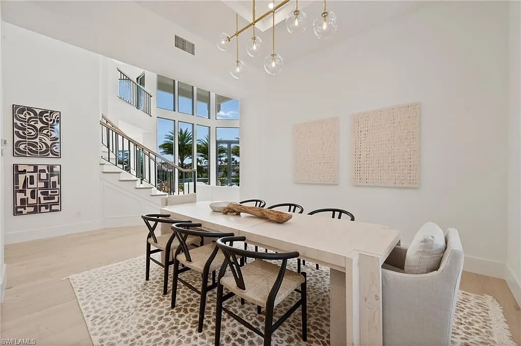 Stunning $6.4 Million Fully Renovated Quail West Estate Redefines Luxury Living in Naples 12 4260 Brynwood DR luxury home in Naples Florida with golf course views, resort-style pool and spa, fully renovated modern interior in Quail West community