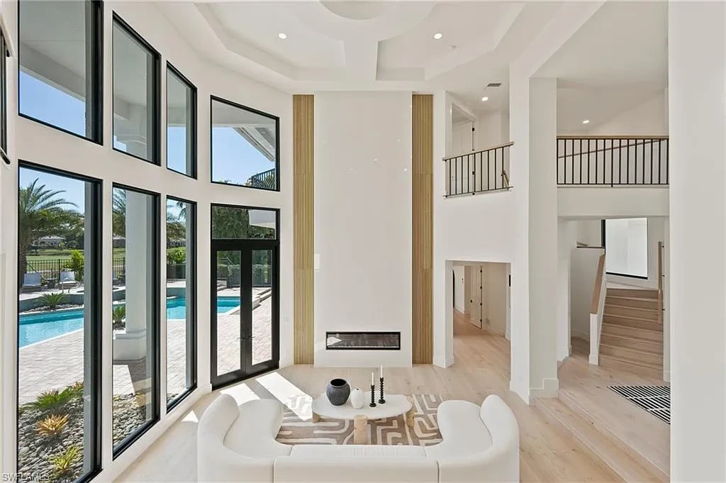 Stunning $6.4 Million Fully Renovated Quail West Estate Redefines Luxury Living in Naples 7 4260 Brynwood DR luxury home in Naples Florida with golf course views, resort-style pool and spa, fully renovated modern interior in Quail West community