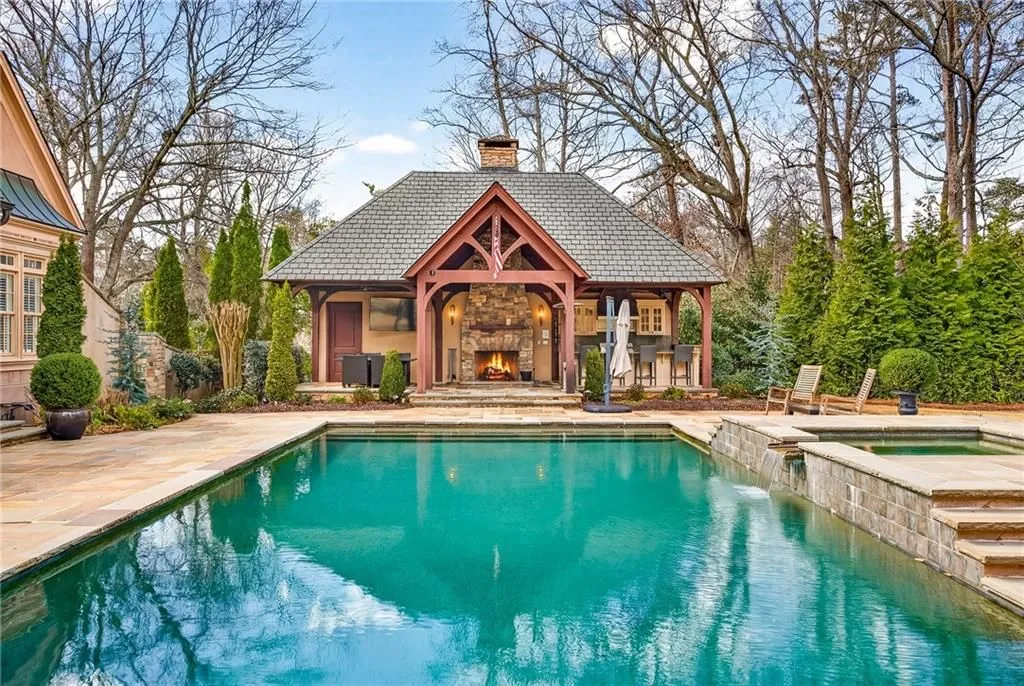 Timeless European Charm Meets Luxury Living in This $4.495M Georgia Estate 14 4351 Paper Mill Rd SE A Stunning Provencal Inspired Estate 3