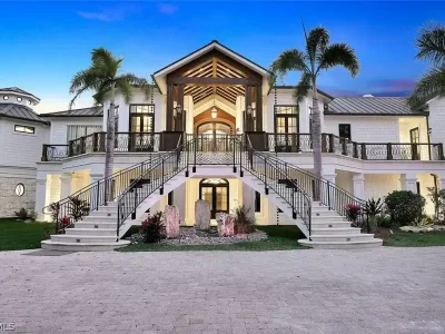 $27 Million Breathtaking Gulf-Front Mansion with 245 Feet Beachfront on Sanibel’s Prestigious Gold Coast 1 4405 W Gulf Dr 27M Spectacular Ultra Luxury Beachfront Estate with 245 Ft Gulf Frontage on Sanibels Exclusive Gold Coast 1