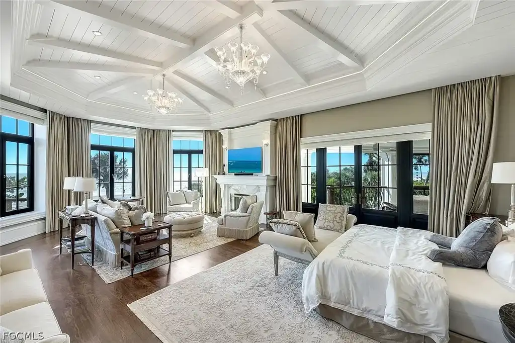 $27 Million Breathtaking Gulf-Front Mansion with 245 Feet Beachfront on Sanibel’s Prestigious Gold Coast 12 Luxury beachfront estate on Sanibel Island with Gulf views, private pool, outdoor kitchen, and direct beach access on prestigious Gold Coast