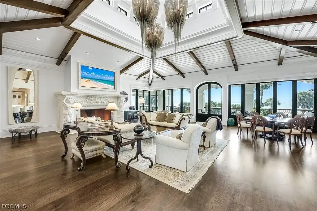 $27 Million Breathtaking Gulf-Front Mansion with 245 Feet Beachfront on Sanibel’s Prestigious Gold Coast 7 Luxury beachfront estate on Sanibel Island with Gulf views, private pool, outdoor kitchen, and direct beach access on prestigious Gold Coast