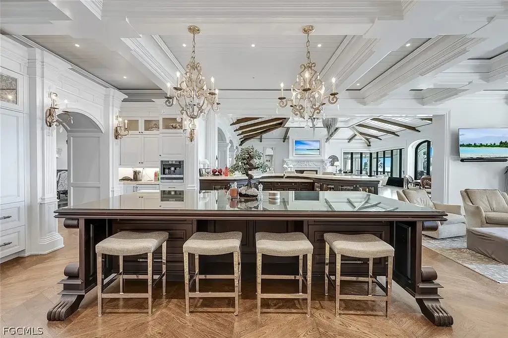 $27 Million Breathtaking Gulf-Front Mansion with 245 Feet Beachfront on Sanibel’s Prestigious Gold Coast 10 Luxury beachfront estate on Sanibel Island with Gulf views, private pool, outdoor kitchen, and direct beach access on prestigious Gold Coast