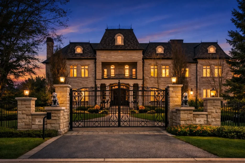 Breathtaking Château Estate with Panoramic Views Hits the Market in Canada for C$11.8M 7 45 Kensington Dr Extraordinary French Chateau Inspired Estate 3