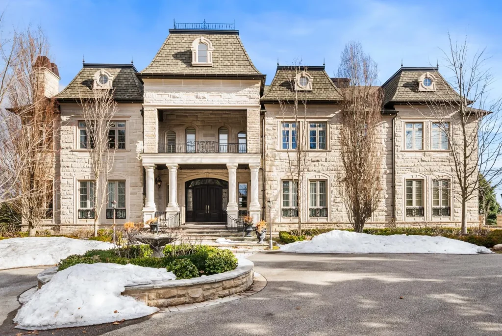 Breathtaking Château Estate with Panoramic Views Hits the Market in Canada for C$11.8M 24 45 Kensington Dr Extraordinary French Chateau Inspired Estate 5