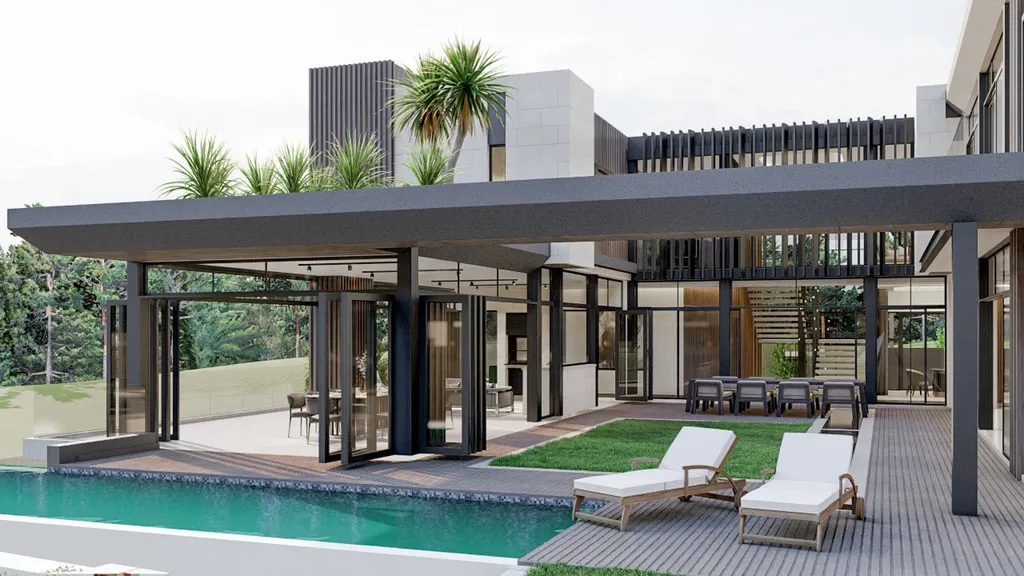 4982 Steyn City House by JK Designs Architects, A Striking Composition of Glass, Steel, and Light 7 4982 Steyn City 91 result