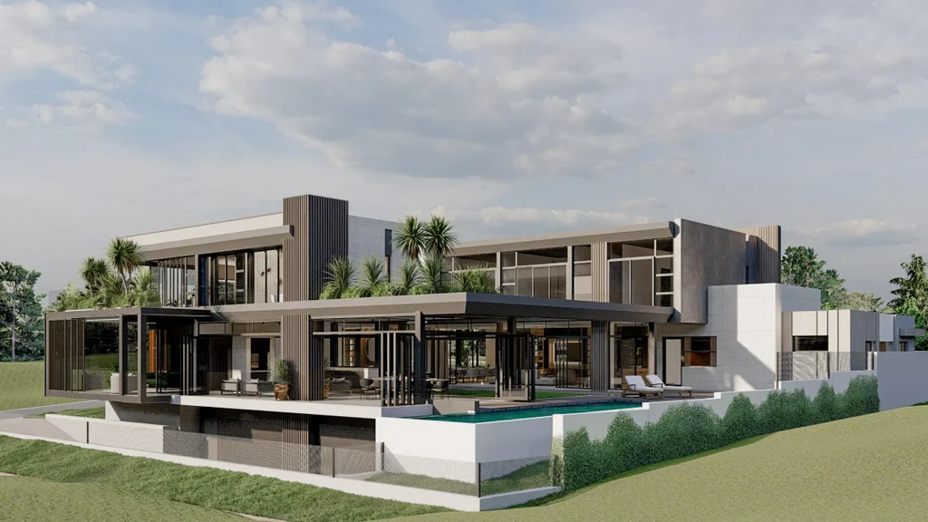 4982 Steyn City House by JK Designs Architects, A Striking Composition of Glass, Steel, and Light 2 4982 Steyn City 98 result