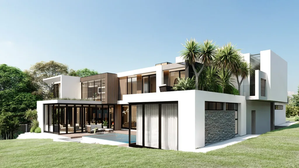 5334 Midstream Ridge House by JK Designs Architects, A Radiant Courtyard Home Where Timber Screens and Glass Define Contemporary Elegance 1 5334 Midstream Ridge House by JK Designs Architects, A Radiant Courtyard Home Where Timber Screens and Glass Define Contemporary Elegance