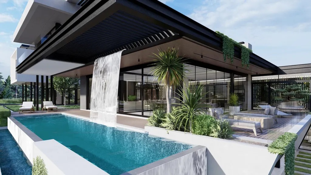 866 The Hills House by JK Designs Architects, A Sculptural Multi-Level Residence Defined by Angled Forms and Glass 12 866 The Hills House by JK Designs Architects, A Sculptural Multi-Level Residence Defined by Angled Forms and Glass