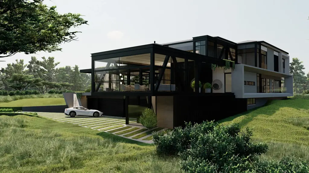 866 The Hills House by JK Designs Architects, A Sculptural Multi-Level Residence Defined by Angled Forms and Glass 11 866 The Hills House A Sculptural Multi Level Residence Defined by Angled Forms and Glass 8