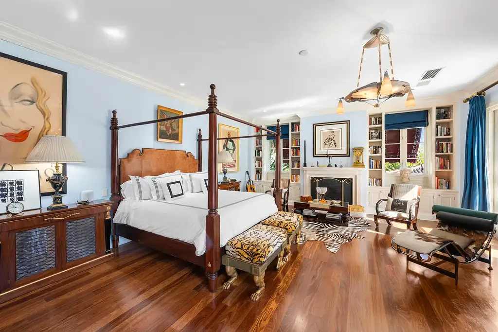 A $75 Million Private Peninsula Estate Sets a New Standard for Waterfront Living in Coral Gables 14 Tuscan-inspired waterfront estate at 9401 Journeys End Rd in Coral Gables featuring private peninsula, yacht dockage, luxury pool, and resort-style outdoor living