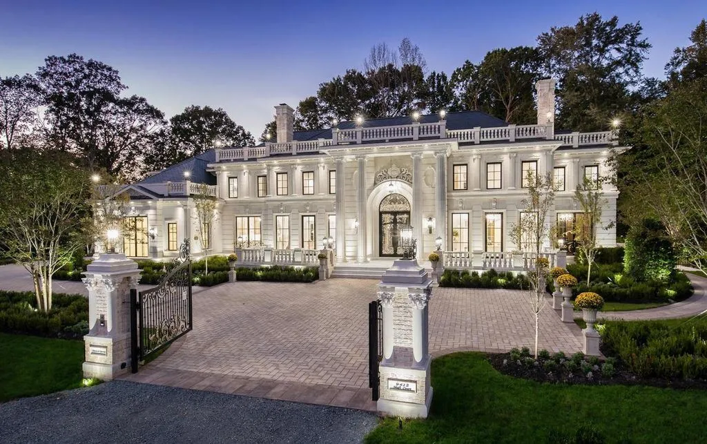 Magnificent Virginia Estate Built with Extraordinary Craftsmanship Lists for $35 Million 5 9412 Mafi Ct Exceptional Virginia Estate Showcasing World Class Architecture 1