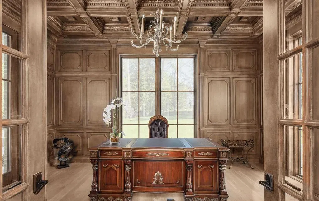 Magnificent Virginia Estate Built with Extraordinary Craftsmanship Lists for $35 Million 11 9412 Mafi Ct Exceptional Virginia Estate Showcasing World Class Architecture 9