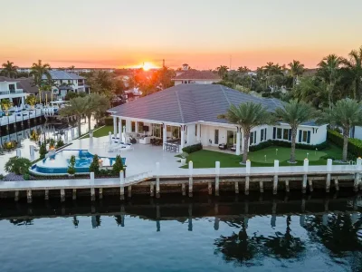 Stunning $10.5 Million British West Indies Waterfront Estate Hits the Market in Delray Beach 1 976 Cypress Drive A 10.5 Million Waterfront Estate Elevating Luxury Living in Delray Beach 1