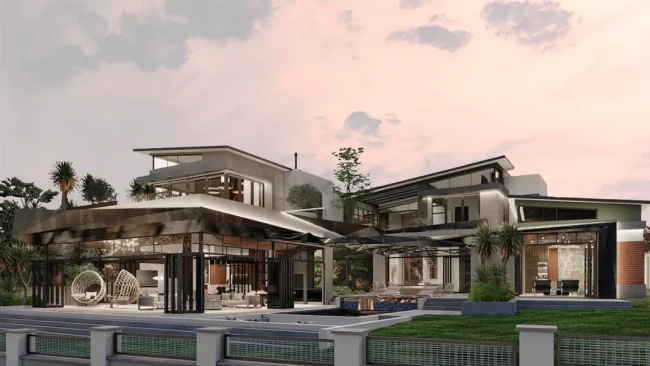 984 Copperleaf House by JK Designs Architects, Sculpted Spaces for Elevated Living in Centurion