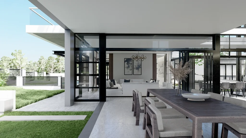 Bloemfontein Residence 49 by JK Designs Architects, A Three-Story Luxury Home Defined by Courtyards, Water, and Elevated Living 12 Bloemfontein Residence 49 by JK Designs Architects, A Three-Story Luxury Home Defined by Courtyards, Water, and Elevated Living