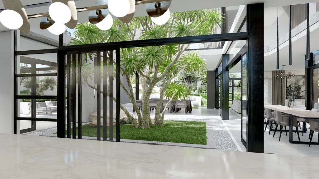 Bloemfontein Residence 49 by JK Designs Architects, A Three-Story Luxury Home Defined by Courtyards, Water, and Elevated Living 5 Bloemfontein Residence 49 by JK Designs Architects, A Three-Story Luxury Home Defined by Courtyards, Water, and Elevated Living