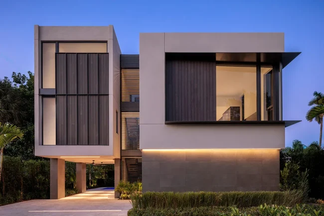 Miami Drift House by KUBE Architecture, A Resilient Modern Home Floating Above the Tropics