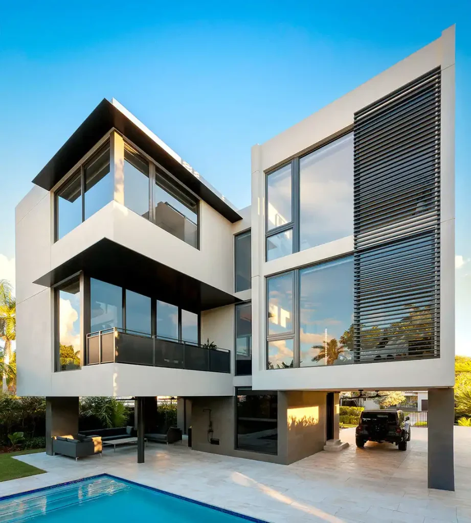 Miami Drift House by KUBE Architecture, A Resilient Modern Home Floating Above the Tropics 2 Miami Drift House by KUBE Architecture A Resilient Modern Home Floating Above the Tropics 2
