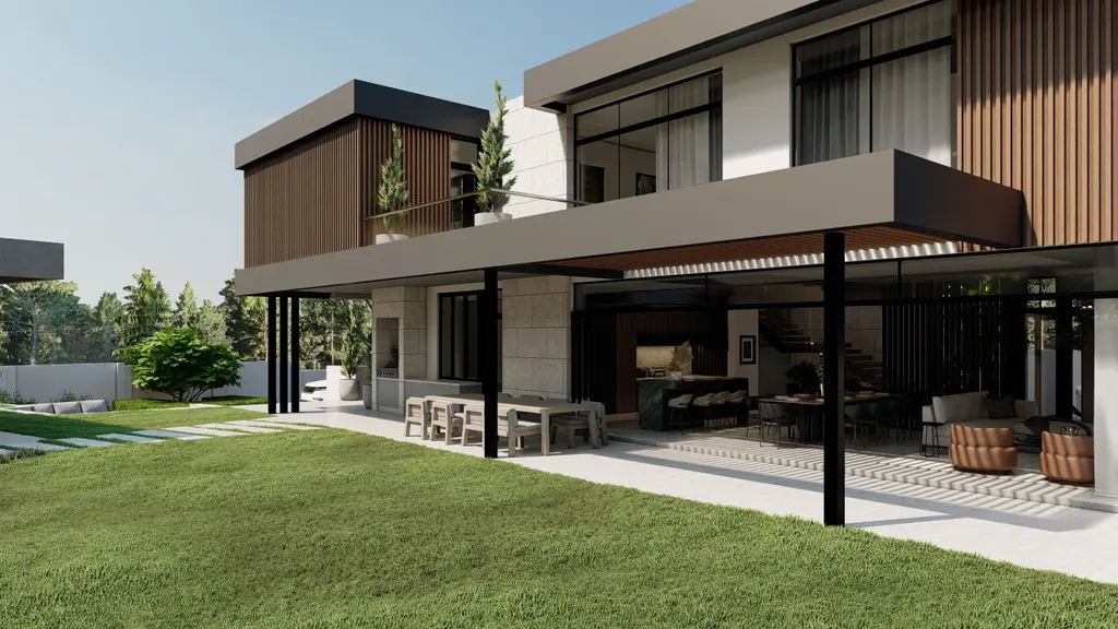 Uganda Residence by JK Designs Architects, A Contemporary Tropical Home Shaped by Timber, Stone, and Biophilic Design 6 Uganda Residence by JK Designs Architects A Contemporary Tropical Home Shaped by Timber Stone and Biophilic Design 8