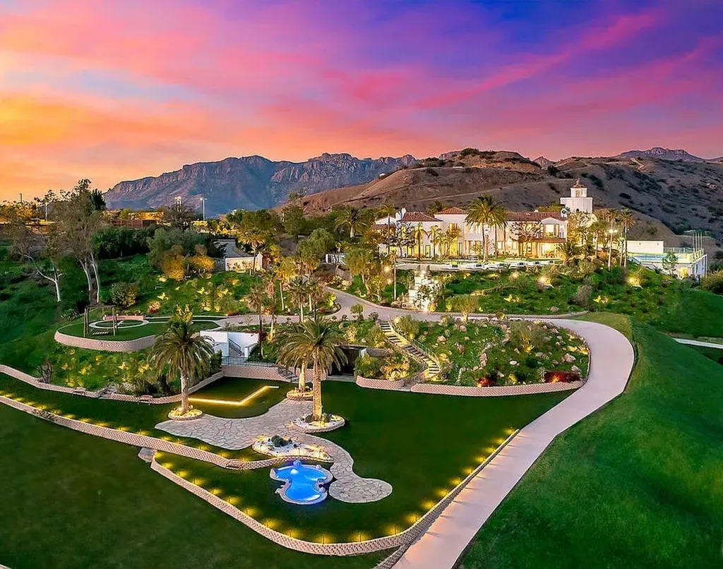 Most Expensive Homes in Malibu: 10 Trophy Listings Redefining Pricing Power 8 aerial view of large Malibu estate with expansive land and mountain views