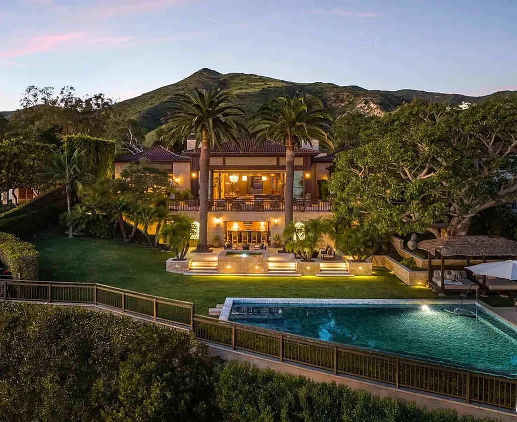 Most Expensive Homes in Malibu: 10 Trophy Listings Redefining Pricing Power 16 Malibu luxury estate with Balinese inspired design and landscaped grounds
