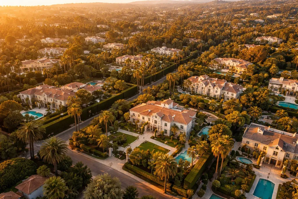 Luxury Real Estate Market Trends in California 2 Beverly Hills luxury homes aerial limited supply