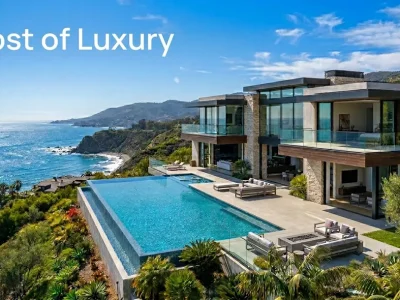 Cost of Owning a Luxury Home in California 1 cost of owning a luxury home in California mansion exterior