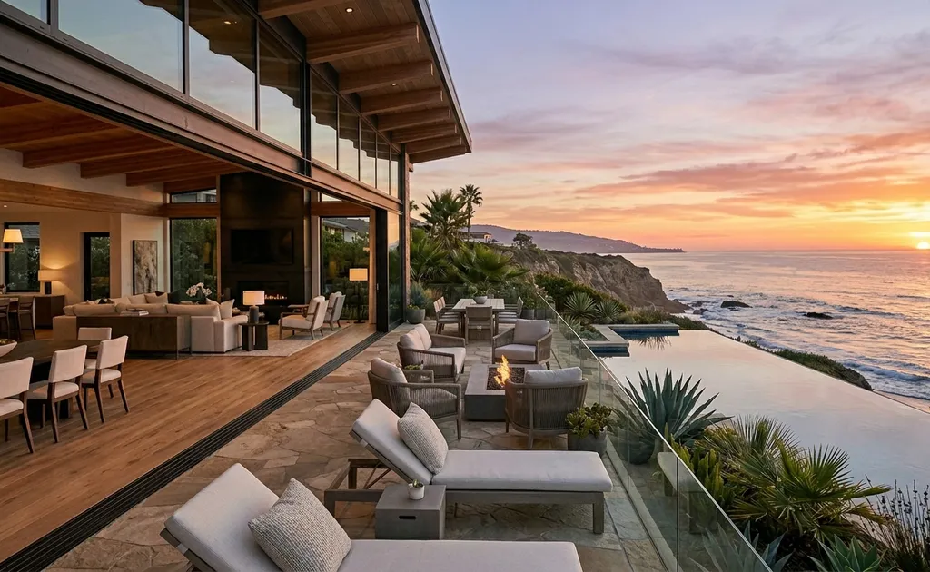 Architecture Styles of Luxury Homes in California 4 indoor outdoor luxury home California