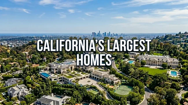 Largest Homes in California and What It Really Costs to Own Them