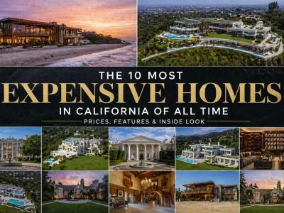 Most Expensive Homes Ever Sold in California 1 Most expensive homes ever sold in California featuring Malibu oceanfront estates and Bel Air luxury mansions
