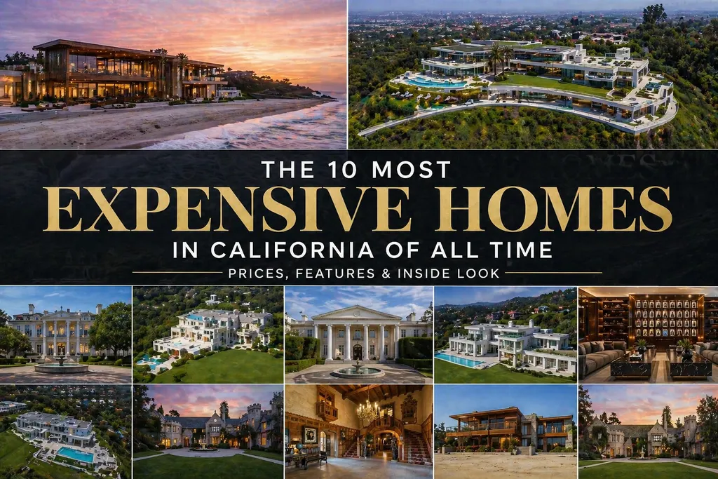 Most Expensive Homes Ever Sold in California 1 Most expensive homes ever sold in California featuring Malibu oceanfront estates and Bel Air luxury mansions