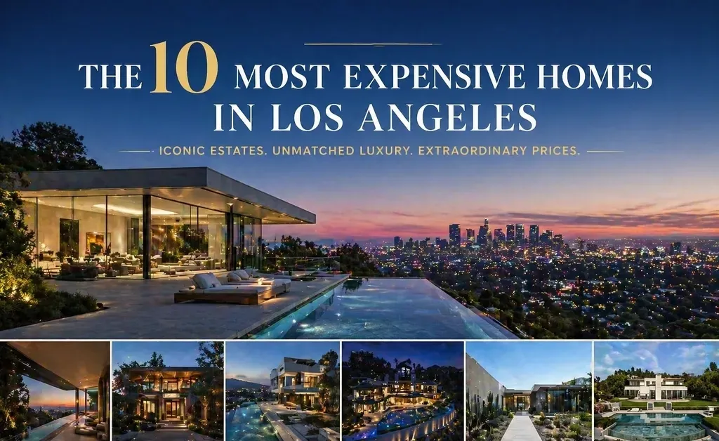 Most Expensive Homes in Los Angeles 1 most expensive homes in los angeles luxury estates skyline modern mansions collage