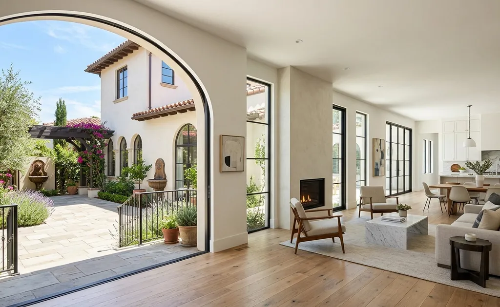 Architecture Styles of Luxury Homes in California 3 transitional luxury home design California