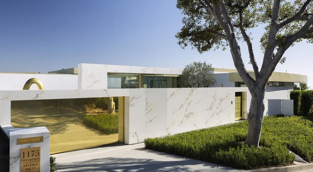Modern Mansions in California: Where Design, Power, and Global Wealth Converge 8 modern mansion Opus in Beverly Hills designed by McClean Design with minimalist white facade