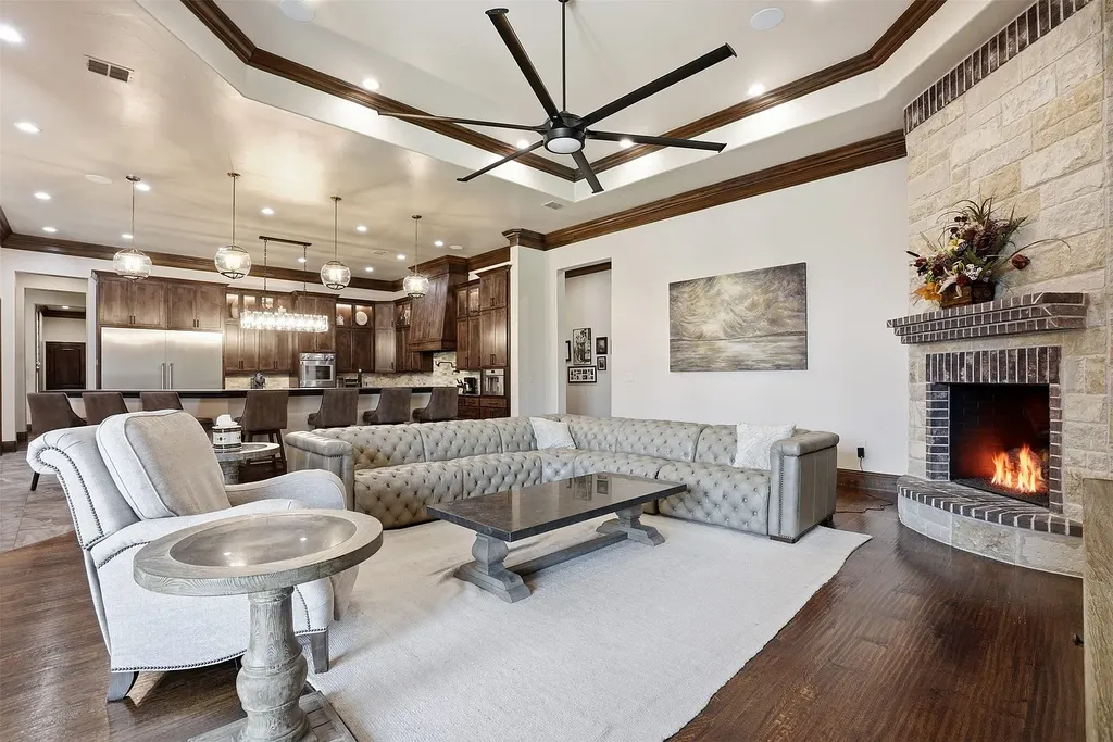 Newly Built Texas Estate With a Private Bowling Alley and Guest Residence Lists for $6.75 Million 7 Newly Built Texas Estate at 137 Angelina Dr Aledo TX 11