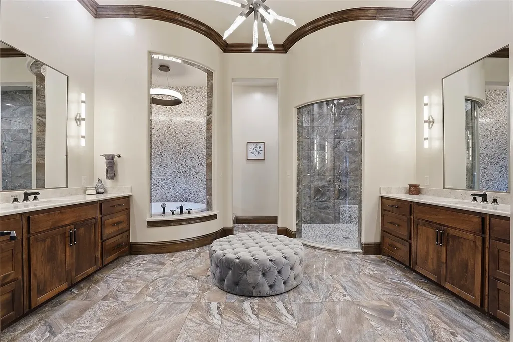 Newly Built Texas Estate With a Private Bowling Alley and Guest Residence Lists for $6.75 Million 9 Newly Built Texas Estate at 137 Angelina Dr Aledo TX 15