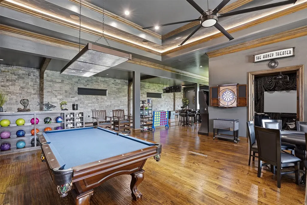 Newly Built Texas Estate With a Private Bowling Alley and Guest Residence Lists for $6.75 Million 11 Newly Built Texas Estate at 137 Angelina Dr Aledo TX 16