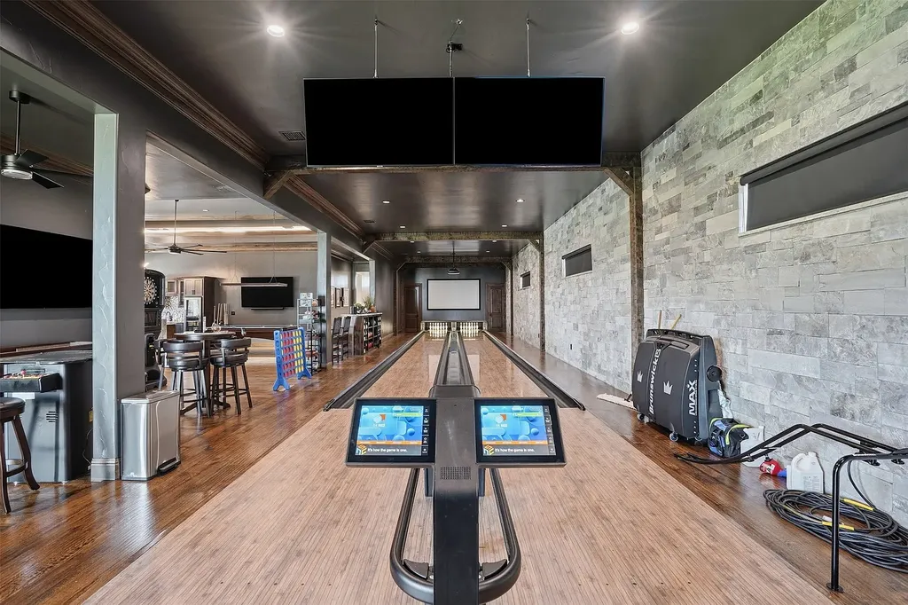 Newly Built Texas Estate With a Private Bowling Alley and Guest Residence Lists for $6.75 Million 10 Newly Built Texas Estate at 137 Angelina Dr Aledo TX 17