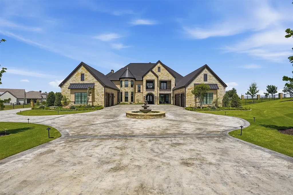 Newly Built Texas Estate With a Private Bowling Alley and Guest Residence Lists for $6.75 Million 2 Newly Built Texas Estate at 137 Angelina Dr Aledo TX 3