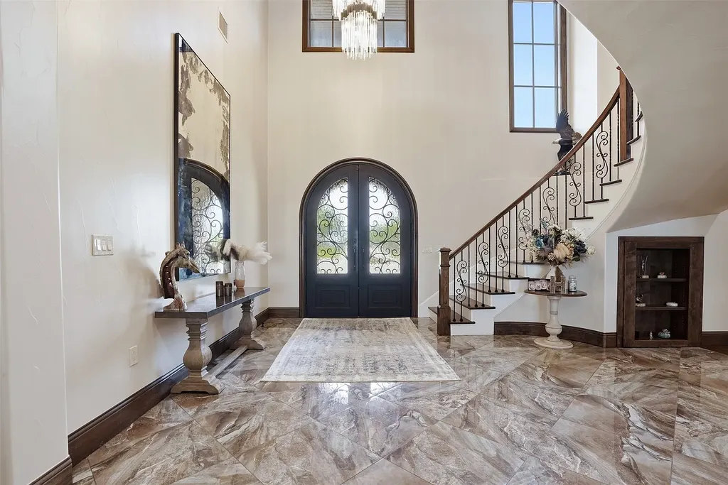 Newly Built Texas Estate With a Private Bowling Alley and Guest Residence Lists for $6.75 Million 3 Newly Built Texas Estate at 137 Angelina Dr Aledo TX 7