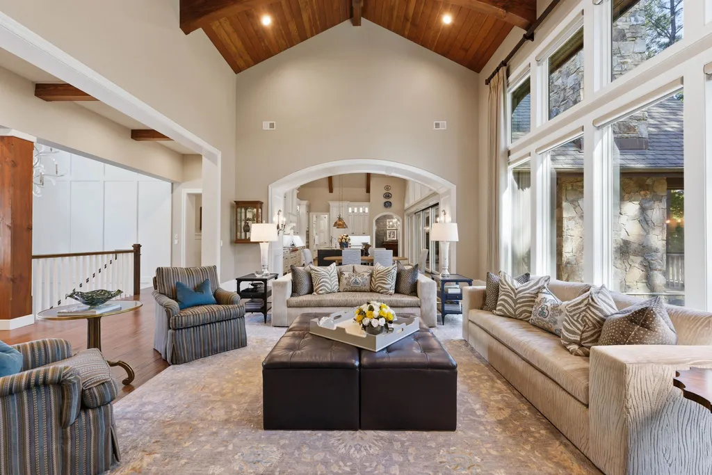 American Craftsman Lodge on Lake Norman Offers Resort-Style Waterfront Living for $7.1 Million 4 Resort Style Waterfront home at 171 White Horse Dr Mooresville NC 18